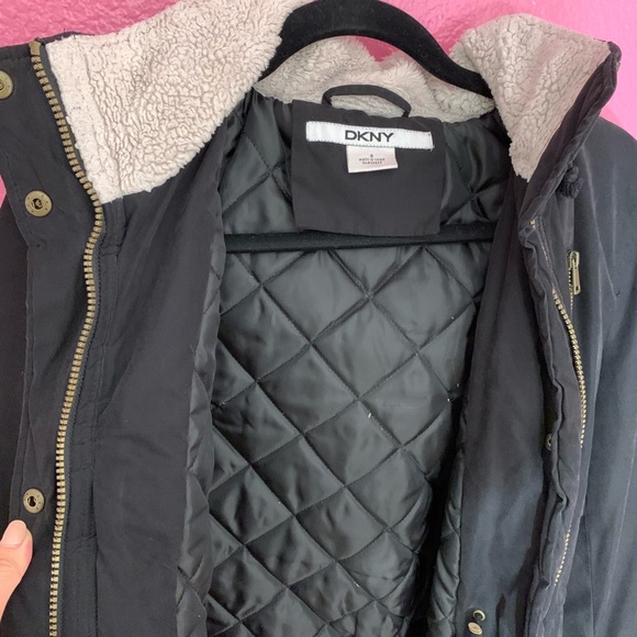 DKNY Hooded Padded Coat - Picture 4 of 7